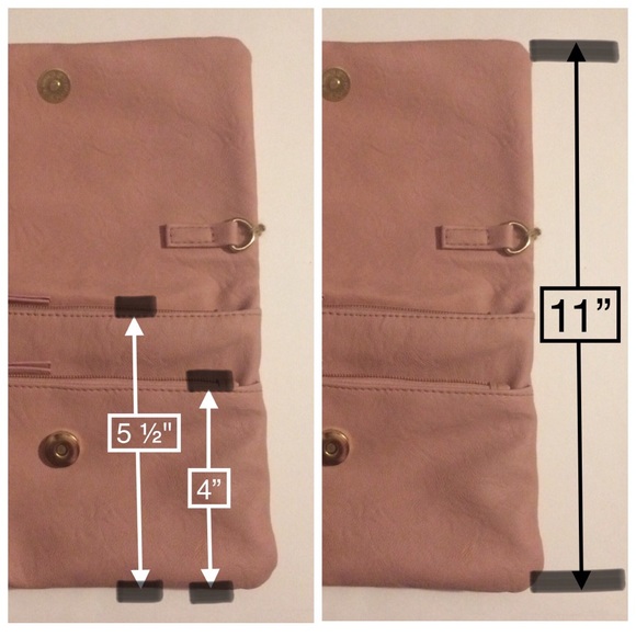 Mauve *3-in-1* multi-pocket 👜 by T-Shirt & Jeans - Picture 5 of 8